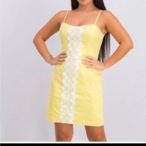Lilly Pulitzer Yellow Shelli Mini Dress